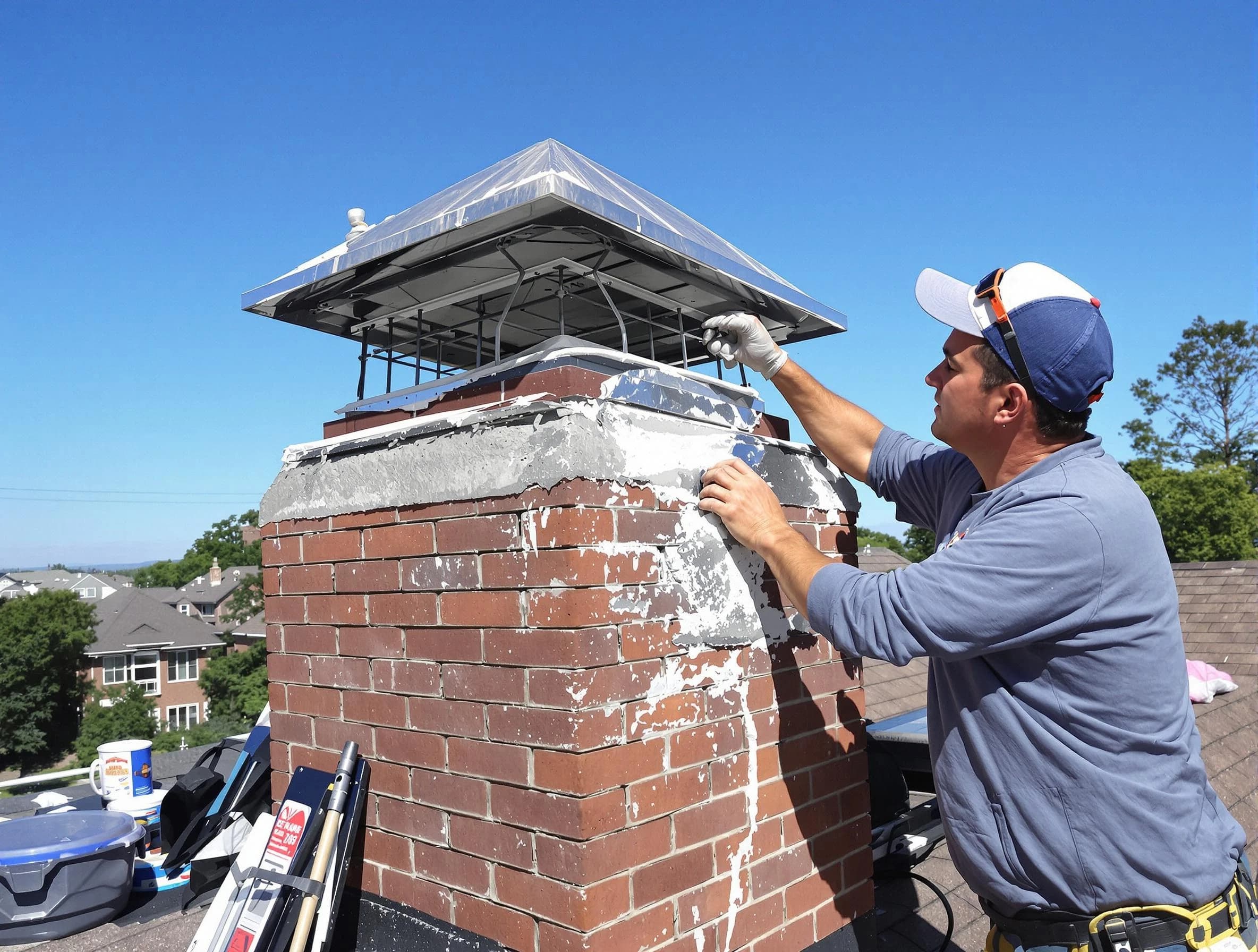 Chimney Crown Services service in Lodi, NJ