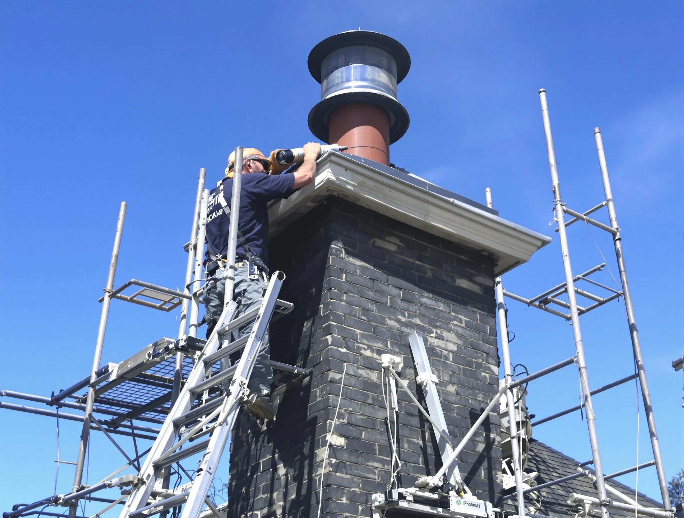 Sturdy chimney crown finished by Lodi Chimney Sweep in Lodi, NJ