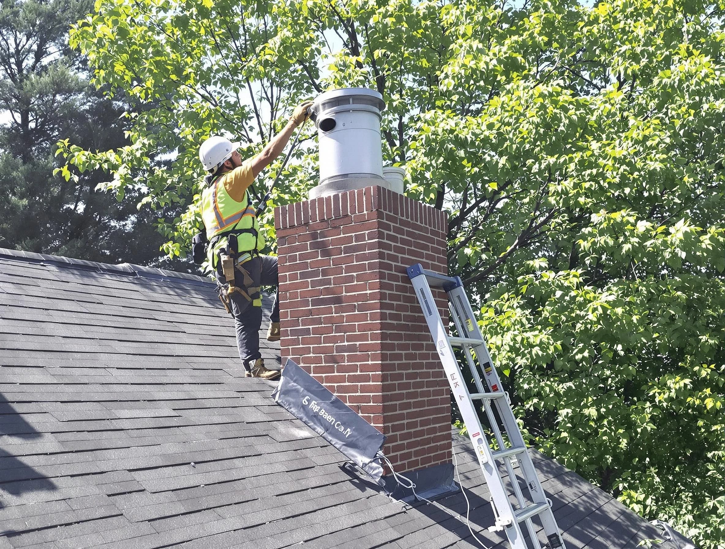 Chimney liner inspection by Lodi Chimney Sweep in Lodi, NJ