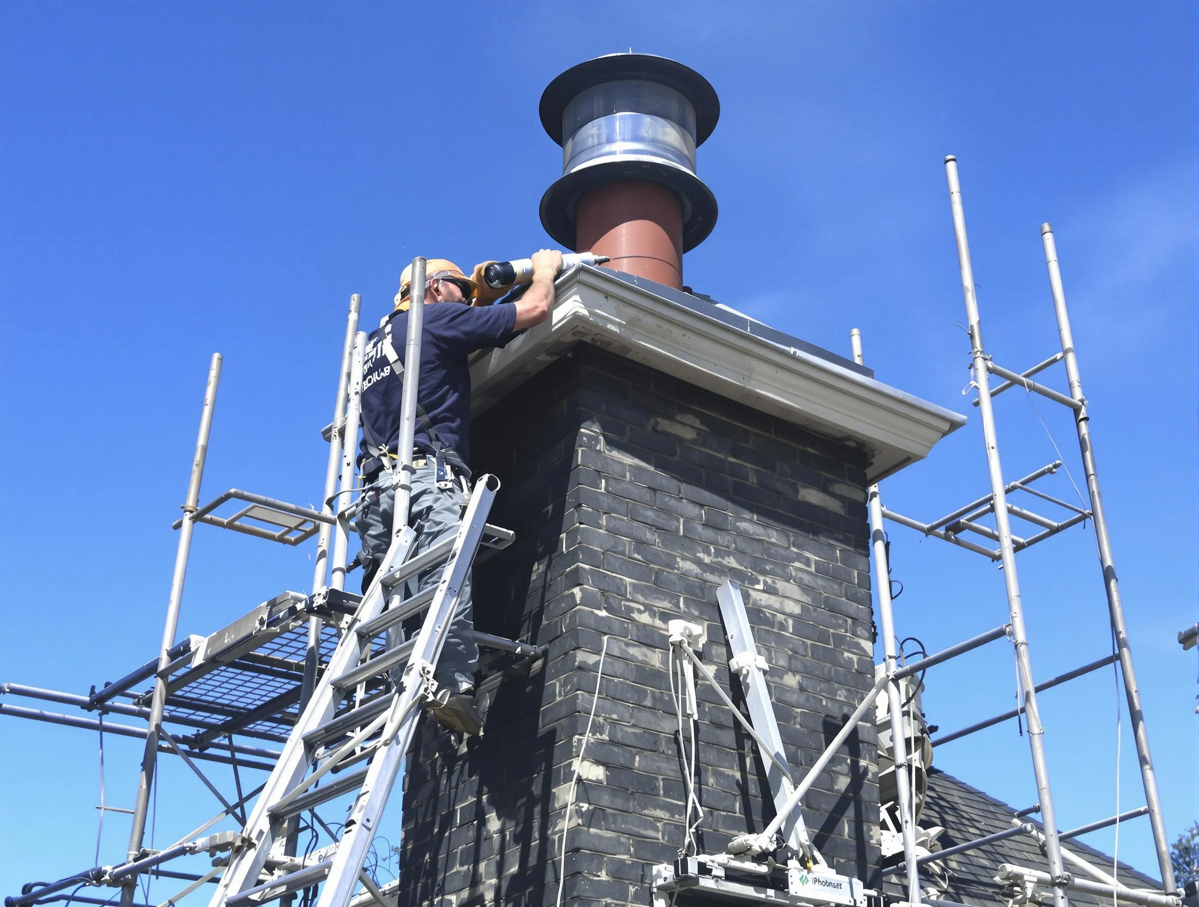 Sturdy chimney crown finished by Lodi Chimney Sweep in Lodi, NJ